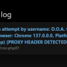 Admin Login Watch